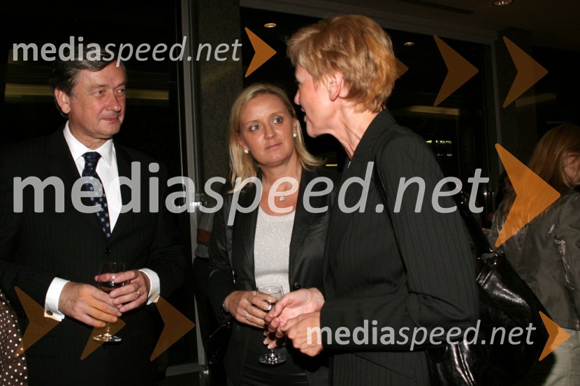 Dr. Danilo Türk, predsednik Republike Slovenije, ... in Cvetka Selšek, predsednica uprave SKB bankePredstavitev slovenske olimpijske delegacije - Peking 2008