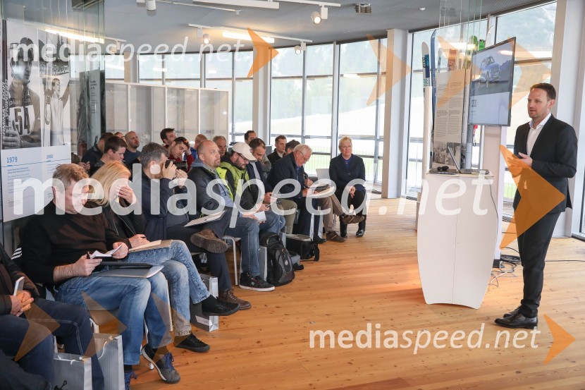  Franci Bolta, direktor znamke Audi pri podjetju Porsche Slovenija d.o.o.Audi e-tron, slovenska predstavitev