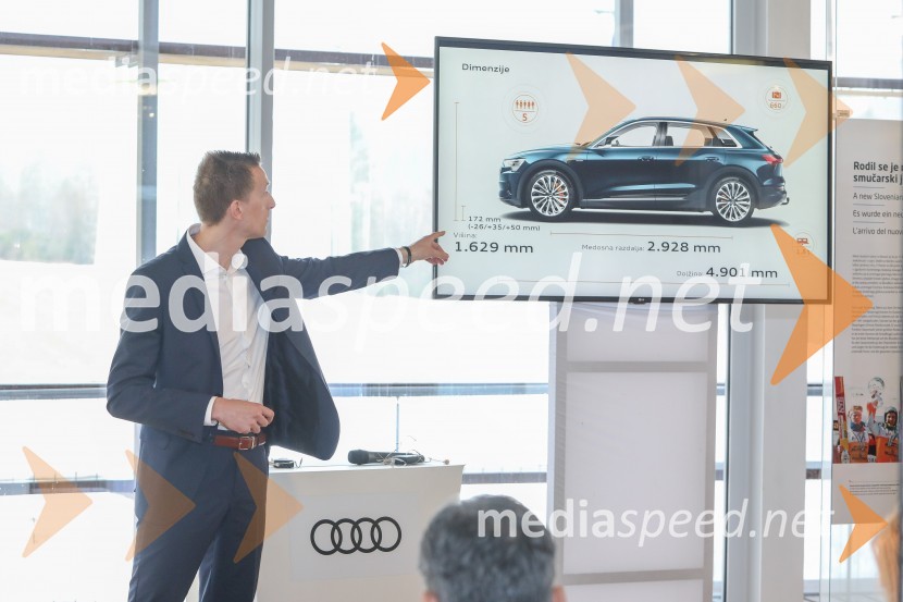 Audi e-tron, slovenska predstavitev