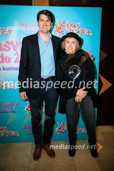  Matt Murphy, producent, avtor komedije Sex Tips for Straight Women from a Gay Man;  Nina Kleflin, režiserkaSeks nasveti od A do Ž, premiera komedije