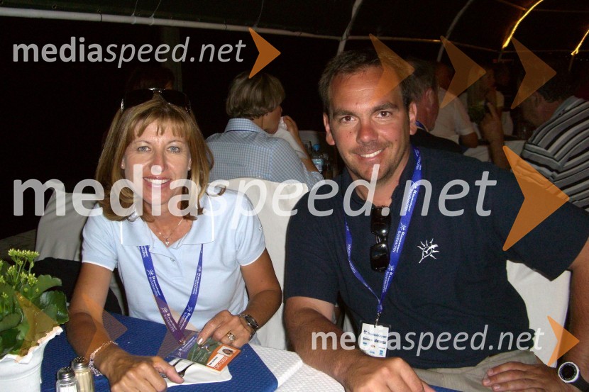 Mima Jaušovec, nekdanja teniška igralka, članica organizacijskega odbora Banka Koper Slovenia Open in zmagovalka Odprtega prvenstva v Franciji leta 1977 in Andrej Bizjak, direktor Banka Koper Slovenia OpenTeniški turnir Banka Koper Slovenia Open