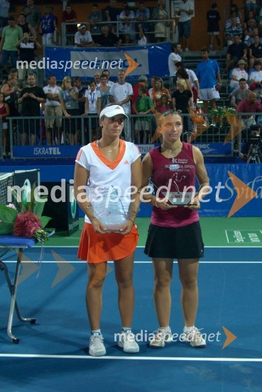 Anabel Medina Garrigues, 2. mesto Banka Koper Slovenia Open in Sara Errani, zmagovalka Banka Koper Slovenia OpenTeniški turnir Banka Koper Slovenia Open