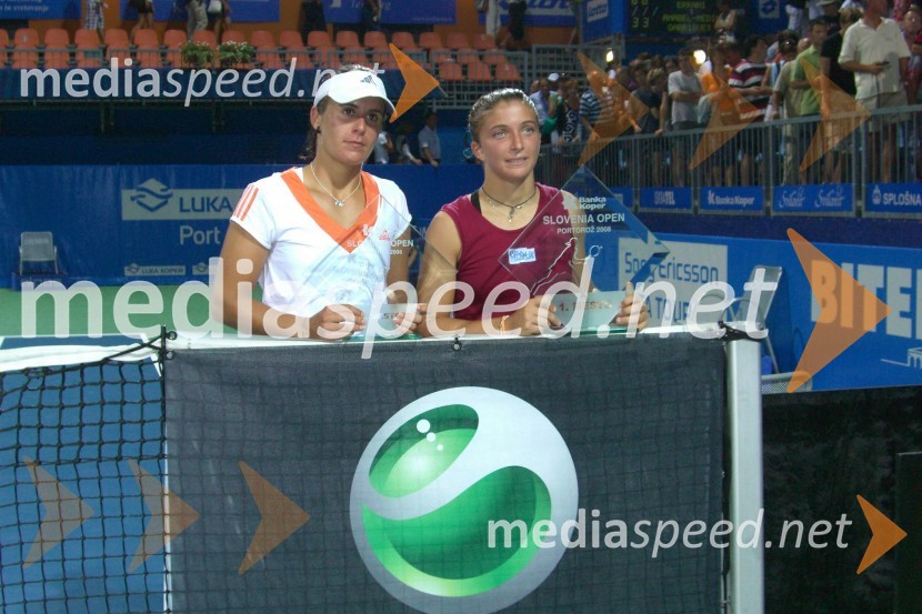 Anabel Medina Garrigues, 2. mesto Banka Koper Slovenia Open in Sara Errani, zmagovalka Banka Koper Slovenia OpenTeniški turnir Banka Koper Slovenia Open