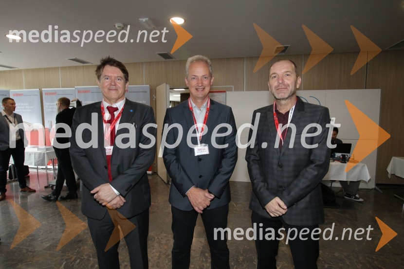 prof. dr. Matjaž Gams, državni svetnik in predstojnik Odseka za inteligentne sisteme na Inštitutu Jožef Stefan; dr. Nenad Muškinja, Fakulteta za elektrotehniko, računalništvo in informatiko, Univerza v Mariboru;  Darjan Gradišnik, ATES d.o.o.Konferenca Avtomatizacija v industriji in gospodarstvu 2019