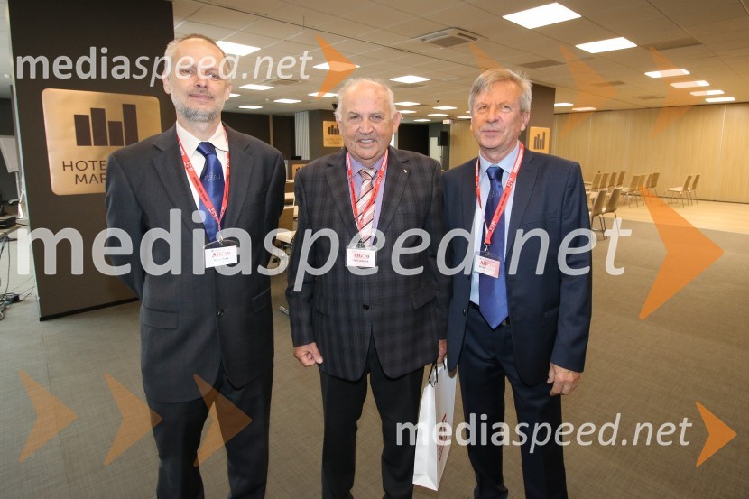 prof. dr. Borut  Žalik, dekan, Fakulteta za elektrotehniko, računalništvo in informatiko, Univerza v Mariboru; prof. dr. Karel  Jezernik, Fakulteta za elektrotehniko, računalništvo in informatiko, Univerza v Mariboru; prof. dr. Boris Tovornik, predsednik konference AIG'19Konferenca Avtomatizacija v industriji in gospodarstvu 2019