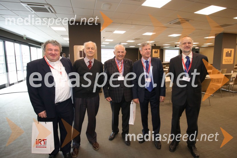 prof. dr. Peter  Planinšič, Prof.dr.elektrotehnike; mag. Gerhard  Angleitner; prof. dr. Karel  Jezernik, Fakulteta za elektrotehniko, računalništvo in informatiko, Univerza v Mariboru; prof. dr. Boris Tovornik, predsednik konference AIG'19; prof. dr. Borut  Žalik, dekan, Fakulteta za elektrotehniko, računalništvo in informatiko, Univerza v MariboruKonferenca Avtomatizacija v industriji in gospodarstvu 2019