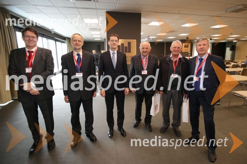 prof. dr. Matjaž Gams, državni svetnik in predstojnik Odseka za inteligentne sisteme na Inštitutu Jožef Stefan; prof. dr. Borut  Žalik, dekan, Fakulteta za elektrotehniko, računalništvo in informatiko, Univerza v Mariboru; prof. dr. Zdravko Kačič, rektor Univerze v Mariboru; prof. dr. Karel  Jezernik, Fakulteta za elektrotehniko, računalništvo in informatiko, Univerza v Mariboru; mag. Peter Šega; prof. dr. Boris Tovornik, predsednik konference AIG'19Konferenca Avtomatizacija v industriji in gospodarstvu 2019