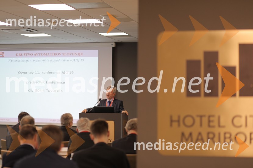 prof. dr. Boris Tovornik, predsednik konference AIG'19Konferenca Avtomatizacija v industriji in gospodarstvu 2019