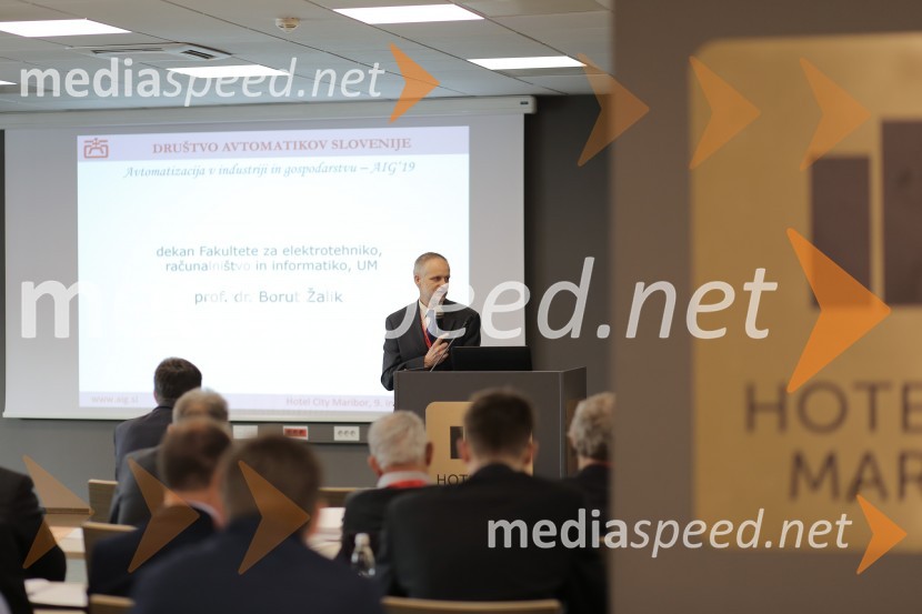 prof. dr. Borut  Žalik, dekan, Fakulteta za elektrotehniko, računalništvo in informatiko, Univerza v MariboruKonferenca Avtomatizacija v industriji in gospodarstvu 2019