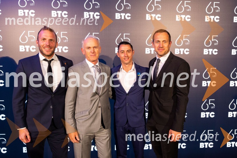  ... ;  Jože  Mermal, predsednik uprave družbe BTC;  ... ;  Jure Košir, nekdanji smučarPraznovanje 65-letnice družbe BTC