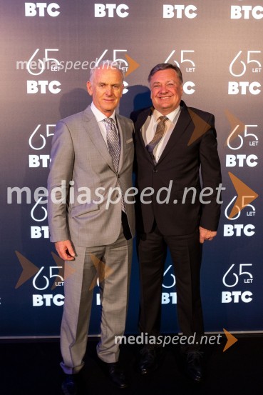  Jože  Mermal, predsednik uprave družbe BTC;  Zoran Janković, župan, Mestna občina LjubljanaPraznovanje 65-letnice družbe BTC