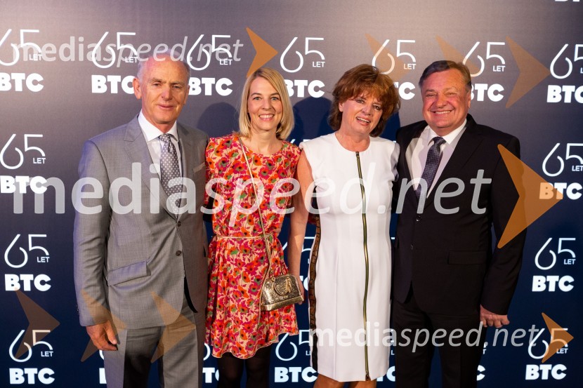  Jože  Mermal, predsednik uprave družbe BTC;  Tjaša Ficko, podžupanja, Mestna občina Ljubljana;  Helena Petrin, generalna sekretarka BTC ;  Zoran Janković, župan, Mestna občina LjubljanaPraznovanje 65-letnice družbe BTC
