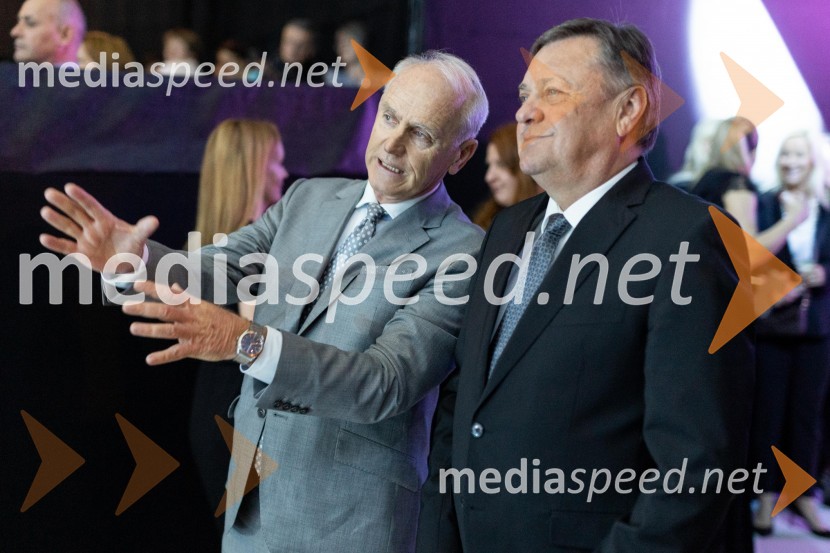  Jože  Mermal, predsednik uprave družbe BTC;  Zoran Janković, župan, Mestna občina LjubljanaPraznovanje 65-letnice družbe BTC