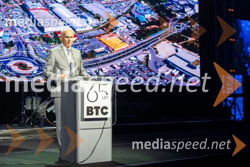  Jože  Mermal, predsednik uprave družbe BTCPraznovanje 65-letnice družbe BTC