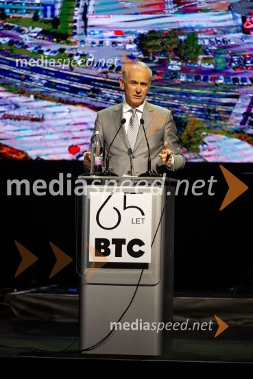  Jože  Mermal, predsednik uprave družbe BTCPraznovanje 65-letnice družbe BTC