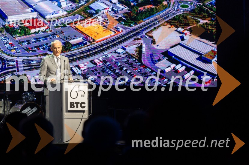  Jože  Mermal, predsednik uprave družbe BTCPraznovanje 65-letnice družbe BTC