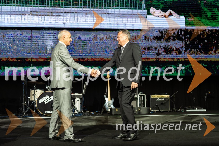  Jože  Mermal, predsednik uprave družbe BTC;  Zoran Janković, župan, Mestna občina LjubljanaPraznovanje 65-letnice družbe BTC