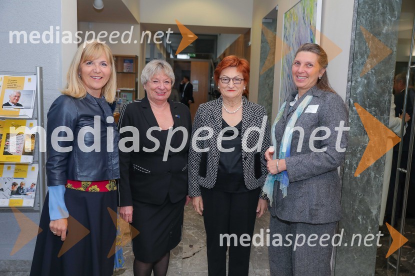  Medeja Lončar, direktorica, Siemens d.o.o., članica upravnega odbora, Slovensko-nemška gospodarska zbornica;  Gertrud Rantzen, predsednica, Slovensko-nemška gospodarska zbornica; prof. dr.  Danica  Purg,  direktorica IEDC Poslovna šola Bled; dr. Dunia Mladenić, vodja laboratorija za umetno inteligenco na Institutu Jožef StefanDan slovensko-nemškega gospodarstva 2019