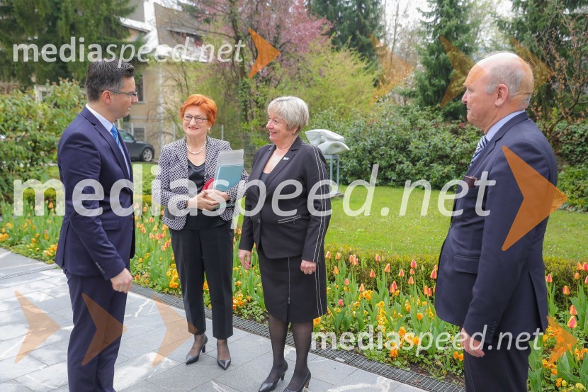  Marjan  Šarec, predsednik Vlade Republike Slovenije; prof. dr.  Danica  Purg,  direktorica IEDC Poslovna šola Bled;  Gertrud Rantzen, predsednica, Slovensko-nemška gospodarska zbornica; Nj. Eksc. Klaus Reidel, veleposlanik Zvezne republike NemčijeDan slovensko-nemškega gospodarstva 2019