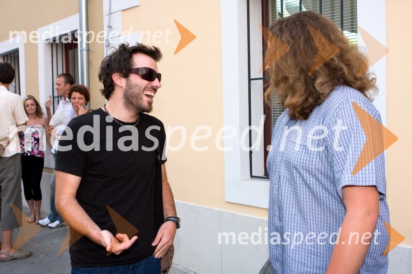 Rudi Bučar, pevec in Matjaž Derin, glasbenikFestival Festiko: predstava Tesla Electric Company