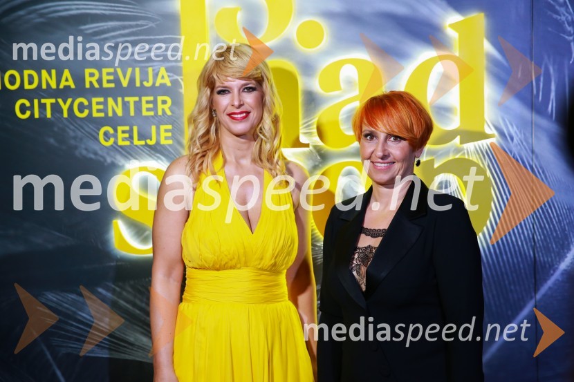 Darja Lesjak, center manager Citycenter Celje;  Nena Horvat, vodja marketinga Citycenter Celje13. nadstropje, modni spektakel Citycenter Celje