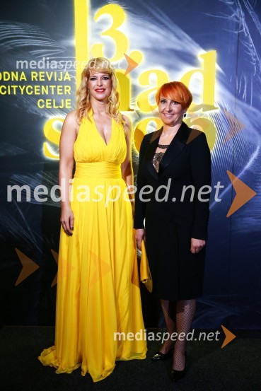  Darja Lesjak, center manager Citycenter Celje;  Nena Horvat, vodja marketinga Citycenter Celje13. nadstropje, modni spektakel Citycenter Celje