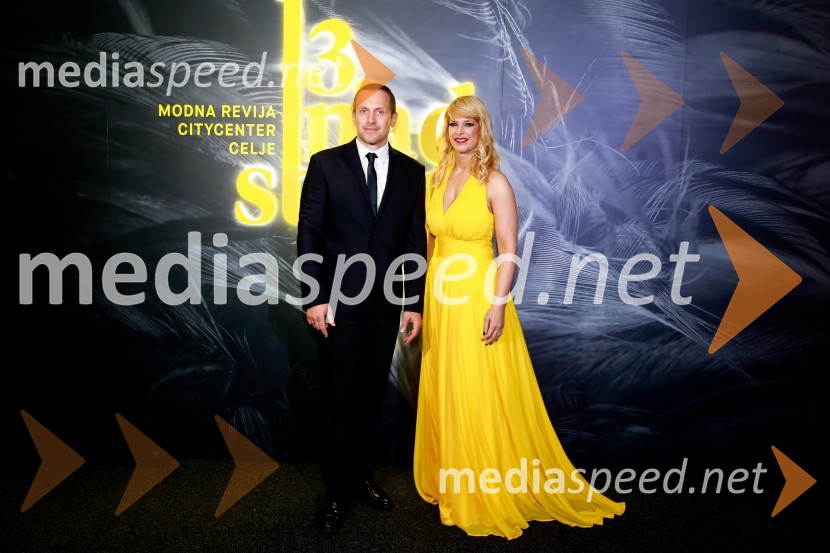  Jure Košir, nekdanji smučar;  Darja Lesjak, center manager Citycenter Celje13. nadstropje, modni spektakel Citycenter Celje