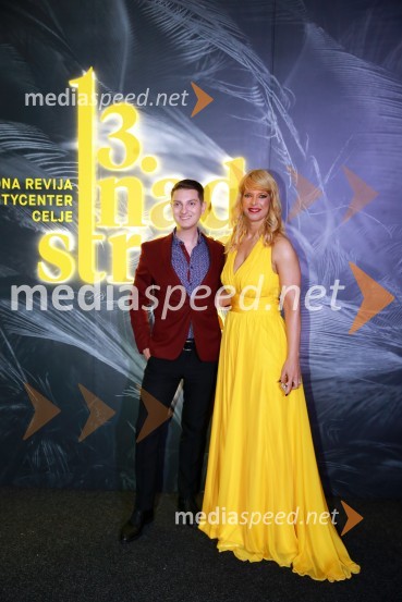  Damjan Murko, pevec;  Darja Lesjak, center manager Citycenter Celje13. nadstropje, modni spektakel Citycenter Celje