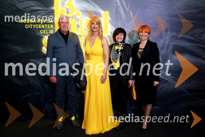  Jože Janežič, Limbay Gin;  Darja Lesjak, center manager Citycenter Celje;  Vida Teržan, Limaks Celje;  Nena Horvat, vodja marketinga Citycenter Celje13. nadstropje, modni spektakel Citycenter Celje