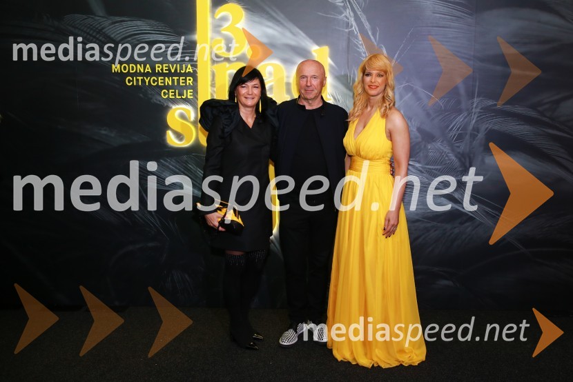  Nataša Berginc, direktorica podjetja Co. Andraž d.o.o.;  Borut Sedovnik, vodja marketinga Cinkarna Celje;  Darja Lesjak, center manager Citycenter Celje13. nadstropje, modni spektakel Citycenter Celje