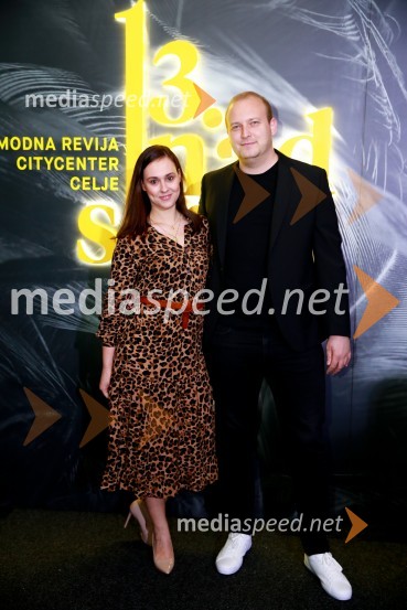  Tamara Simončič, agencija LIME 'N' LEMON;  Matic Markič, agencija LIME 'N' LEMON13. nadstropje, modni spektakel Citycenter Celje