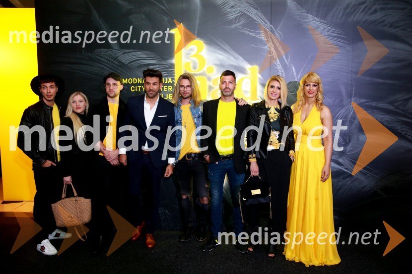  ... ;  ... ;  ... ;  Domen Kumer, pevec;  Tibor Golob, fotograf;  ... ;  ... ;  Darja Lesjak, center manager Citycenter Celje13. nadstropje, modni spektakel Citycenter Celje
