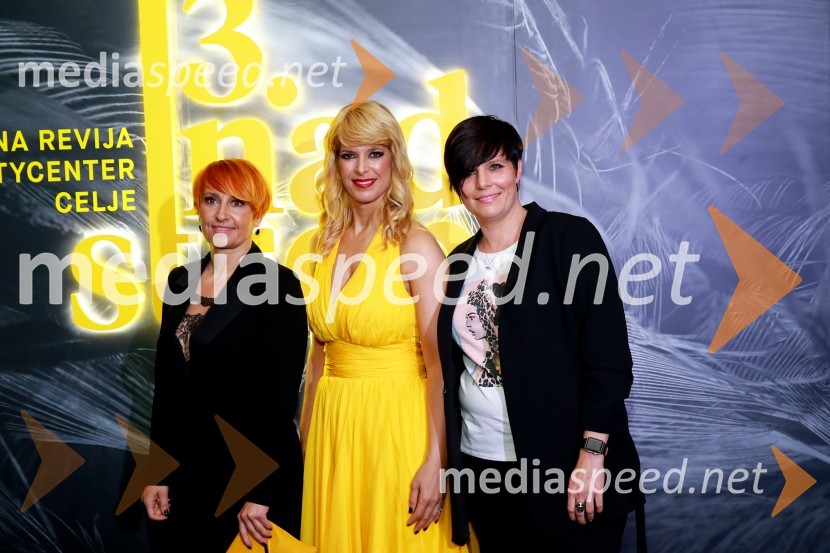  Nena Horvat, vodja marketinga Citycenter Celje;  Darja Lesjak, center manager Citycenter Celje;  ... 13. nadstropje, modni spektakel Citycenter Celje