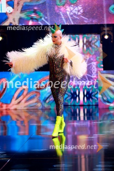  Miha Kavčič, tekmovalec resničnostnega šova Kmetija 201813. nadstropje, modni spektakel Citycenter Celje