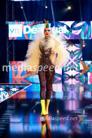  Miha Kavčič, tekmovalec resničnostnega šova Kmetija 201813. nadstropje, modni spektakel Citycenter Celje