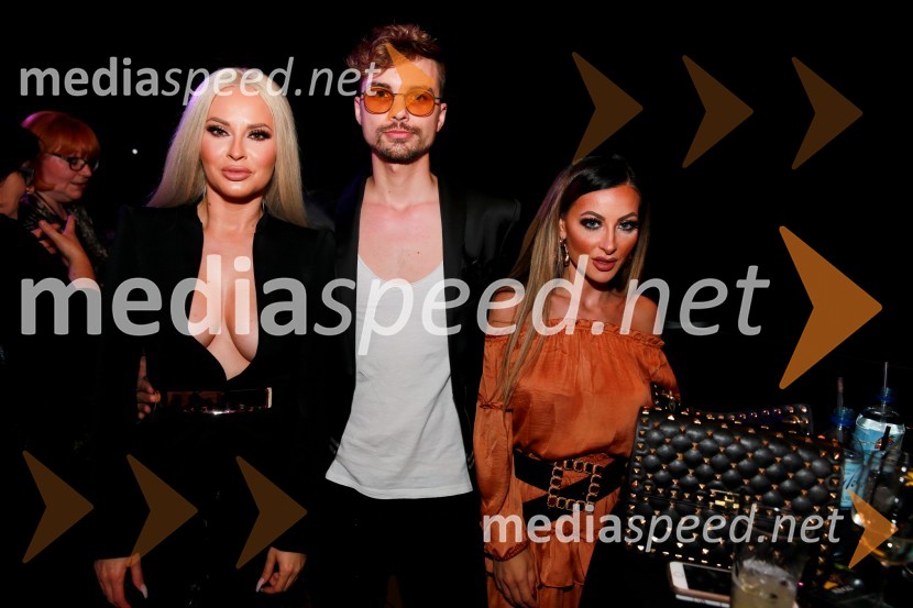  Doroteja Premužič, vizažistka;  David Hojnik, modni oblikovalec DH fashion;  ... 13. nadstropje, modni spektakel Citycenter Celje