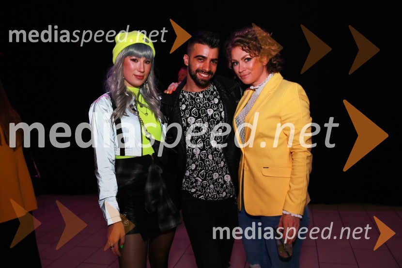  Ana Teržan - Anabel, pevka;  Marko Maag,  režiser, plesalec in koreograf;  Sonja Rigler, stilistka13. nadstropje, modni spektakel Citycenter Celje