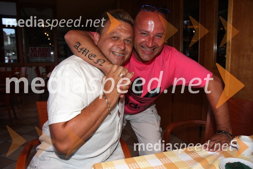 Damir Osredečki, manager Mirana Rudana in Miran Rudan, pevecMiss Štajerske 2008 za Miss Slovenije 2008