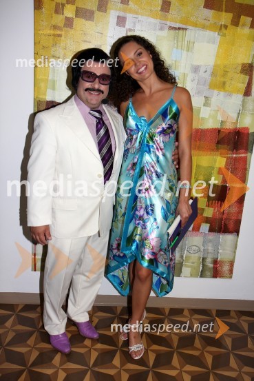 Zmago Batina (Bojan Emeršič, igralec) in Tadeja Ternar, Miss Slovenije 2007 in članica žirijeMiss Štajerske 2008 za Miss Slovenije 2008