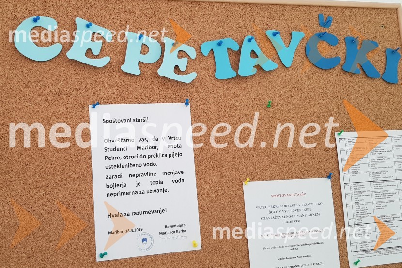 Vrtec Pekre, Mestna Občina MariborVrtec Pekre, MOM, oporečna voda ogroža otroke