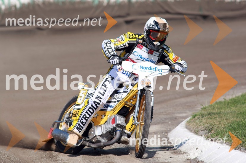 Hans Andersen, DanskaSpeedway Grand Prix 2008, VN Češke, trening