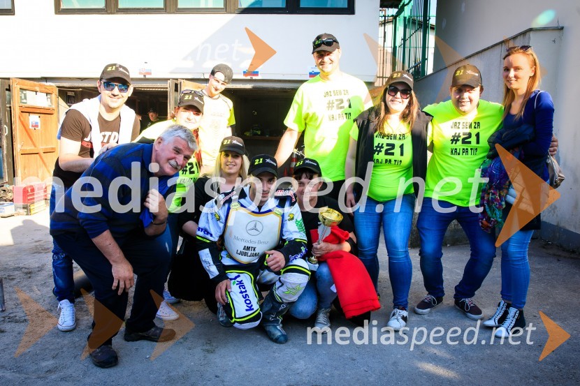  Matic Ivačič, speedwayist (AMD Krško)Speedway DP 2 2019: Tudi Ljubljana Žagarju