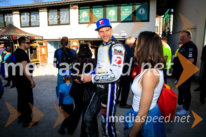  Matej Žagar, speedwayist (Slovenija)Speedway DP 2 2019: Tudi Ljubljana Žagarju