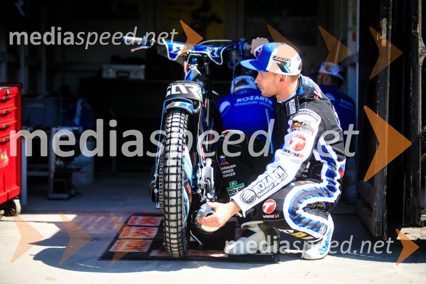  Matej Žagar, speedwayist (Slovenija)Speedway DP 2 2019: Tudi Ljubljana Žagarju