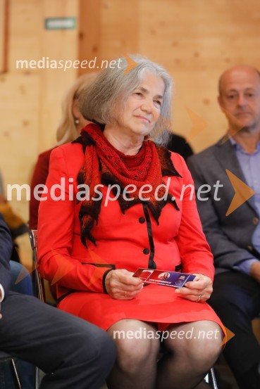 dr. Jožica Rejec, nekdanja direktorica Domel d.o.o., ŽeleznikiPredstavitev knjige Sonje Klopčič AEIOU voditeljstva