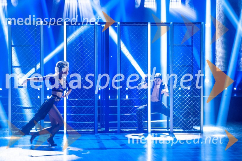  Svetlana Cigoj, model, trenerka športnih plesov;  Franko Bajc, zmagovalec resničnostnega šova Kmetija 2018Zvezde plešejo 2019, osma oddaja