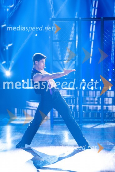  Franko Bajc, zmagovalec resničnostnega šova Kmetija 2018Zvezde plešejo 2019, osma oddaja