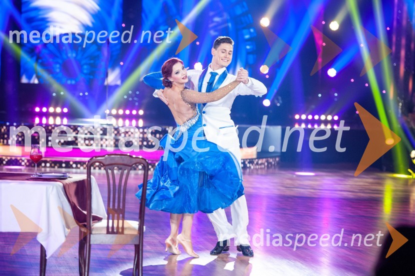  Tanja Žagar, pevka;  Arnej Ivkovič, plesalecZvezde plešejo 2019, osma oddaja