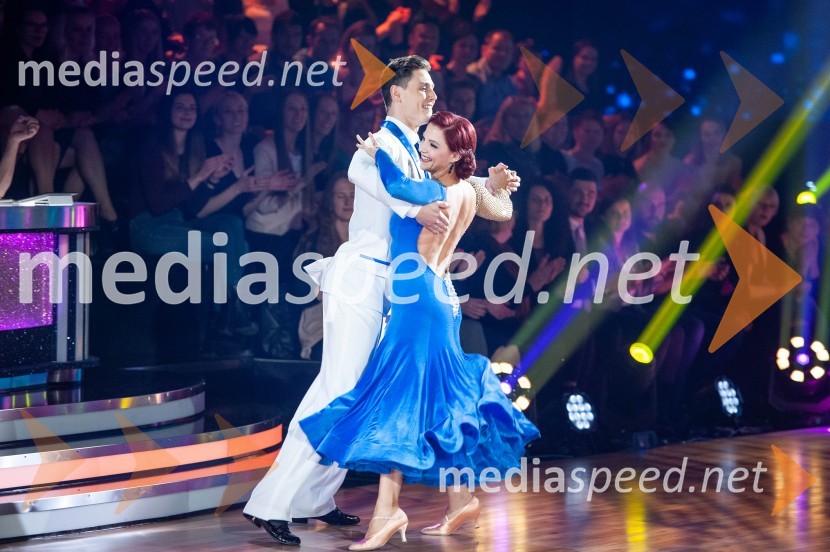  Arnej Ivkovič, plesalec;  Tanja Žagar, pevkaZvezde plešejo 2019, osma oddaja