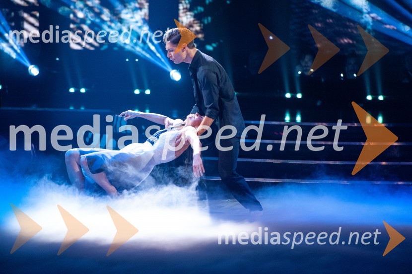  Miha Vodičar, plesalec;  Tina Gorenjak, igralkaZvezde plešejo 2019, osma oddaja